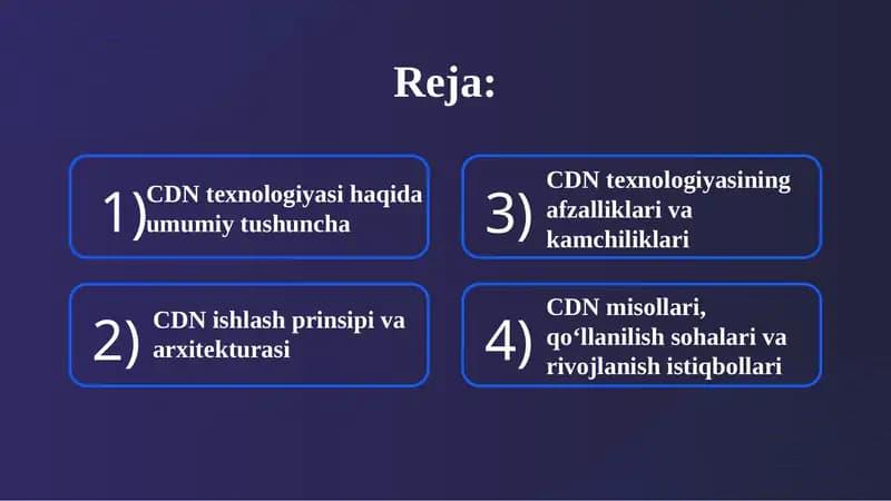 CDN texnologiyasi