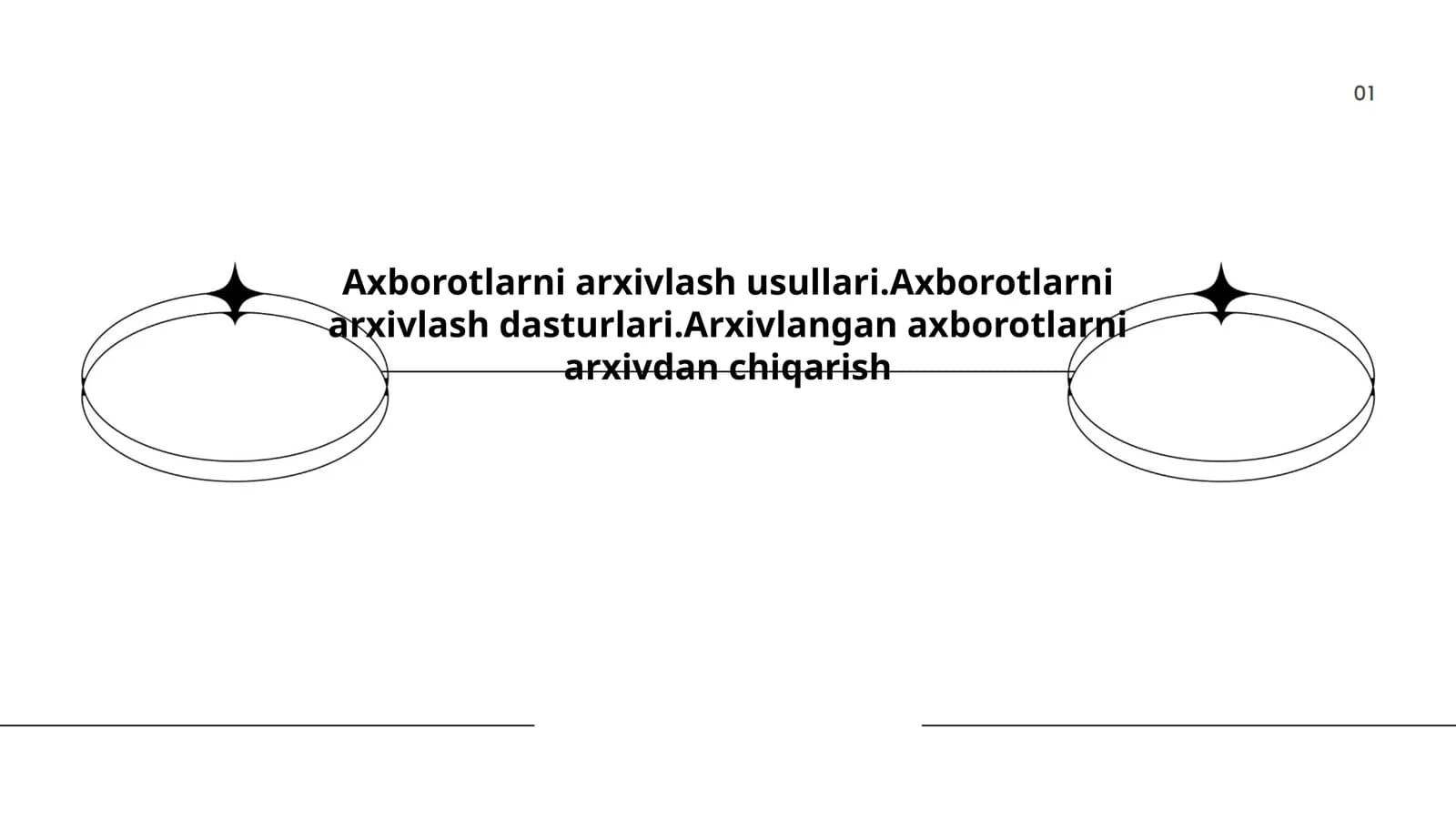 Axborotlarni arxivlash usullari