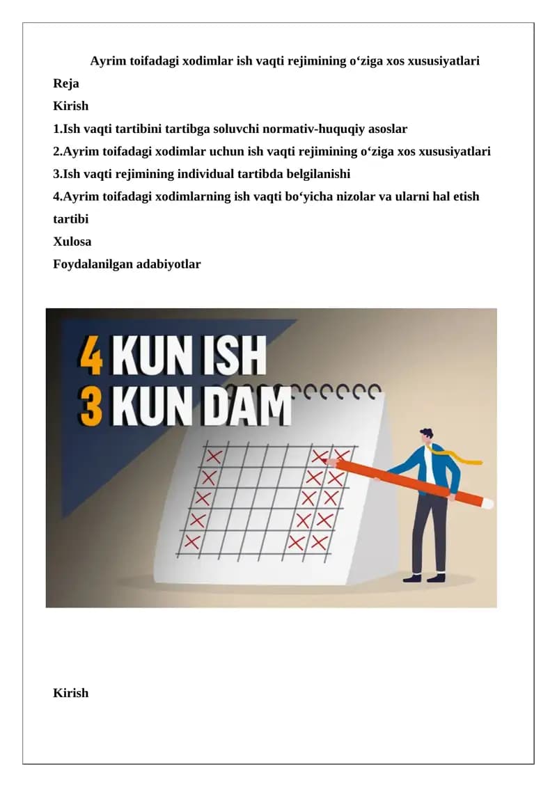 Ish vaqti rejimi