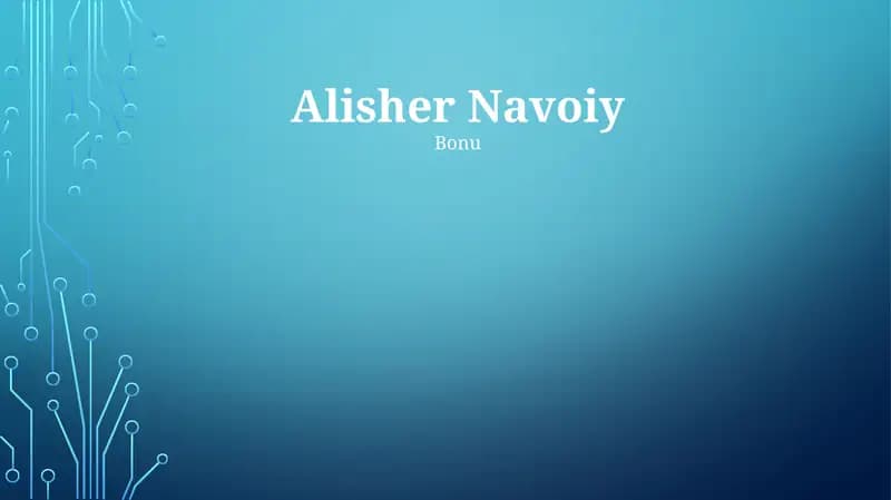 Alisher Navoiy
