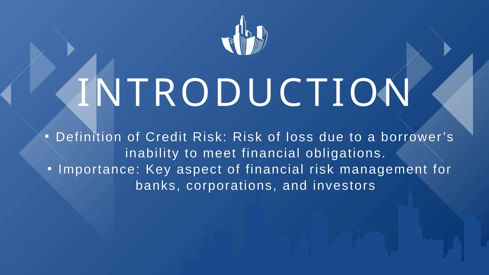 CREDIT RISK ASSESSMENT