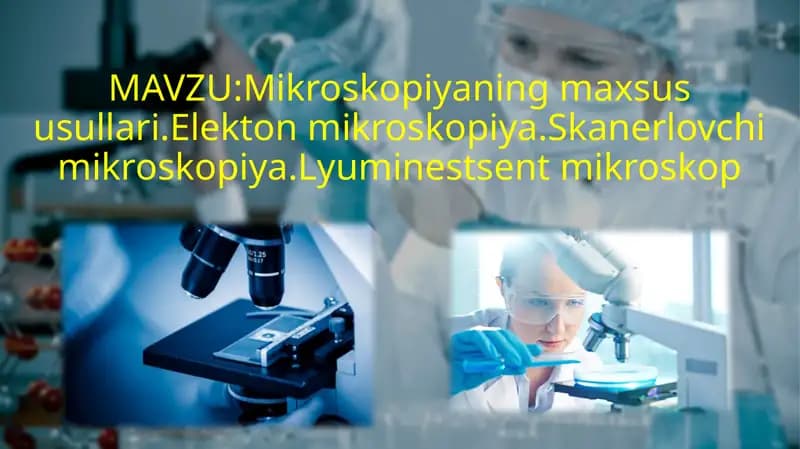 Elektron mikroskopiya usullari