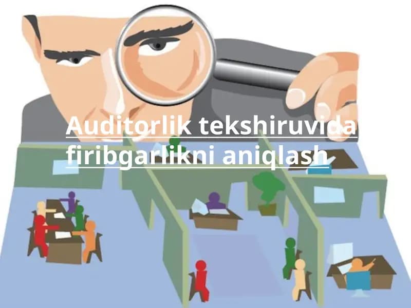 Auditorliktekshiruvidafiribgarliknianiqlash