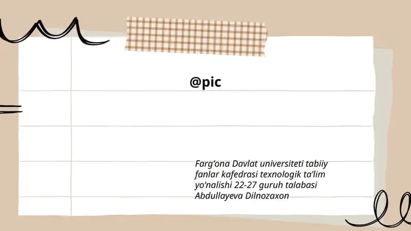 texnologik taʼlim yoʻnalishi