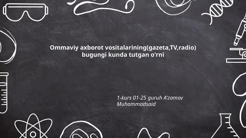 Ommaviy axborot vositalari