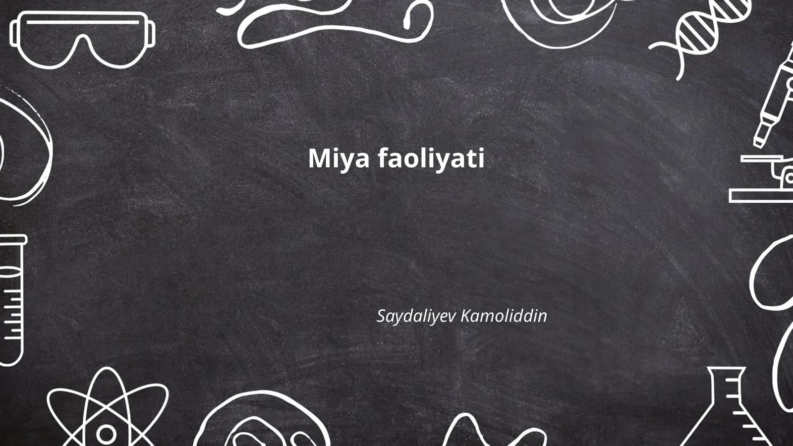 Miya faoliyati