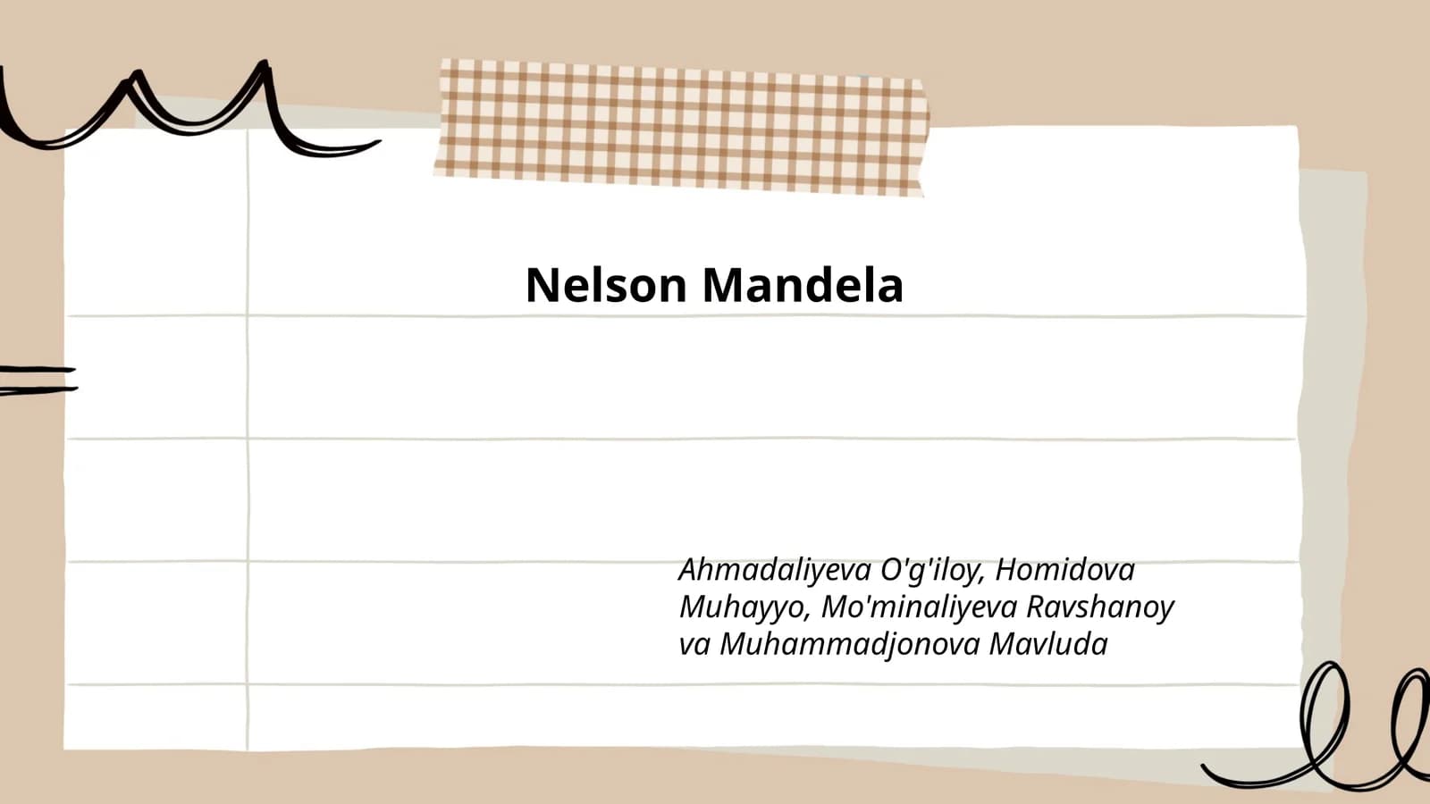 Nelson Mandela