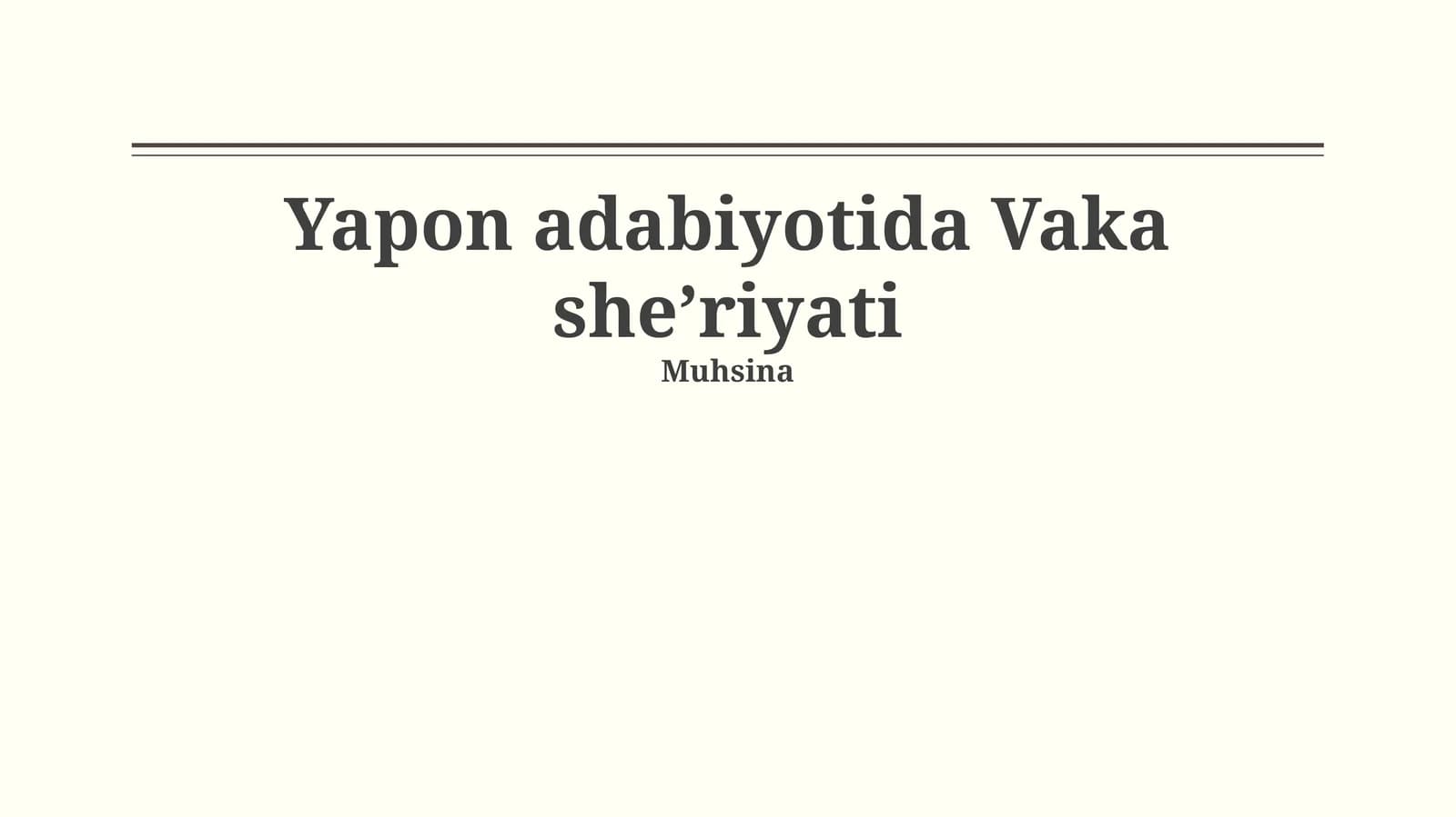 Vaka she’riyati