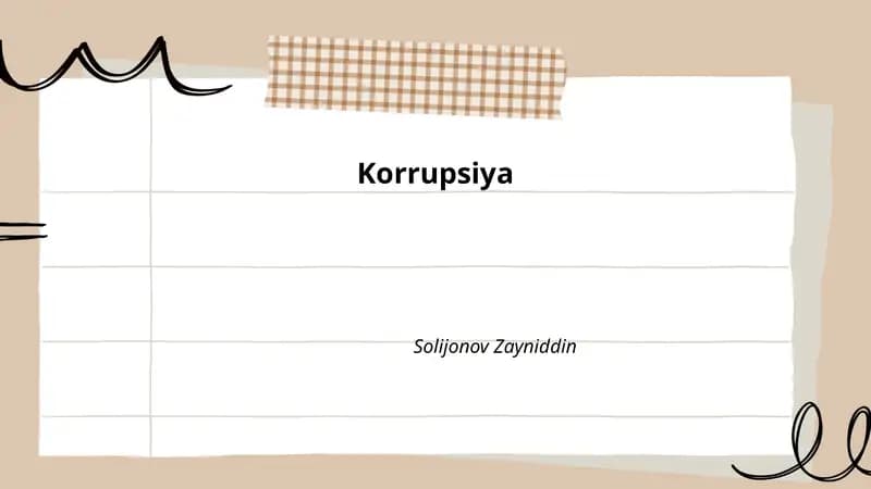 Korrupsiya