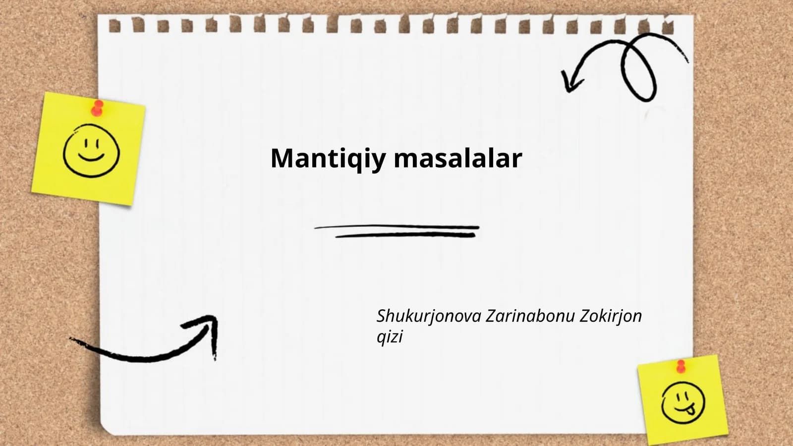 Mantiqiy oʻylar