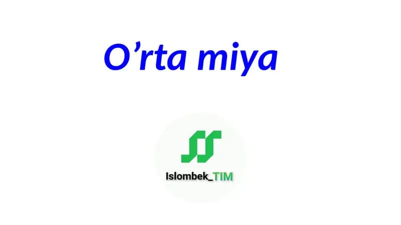 O'rta miya