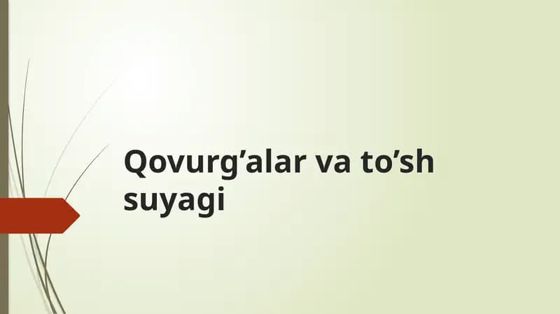 Qovurg’alar