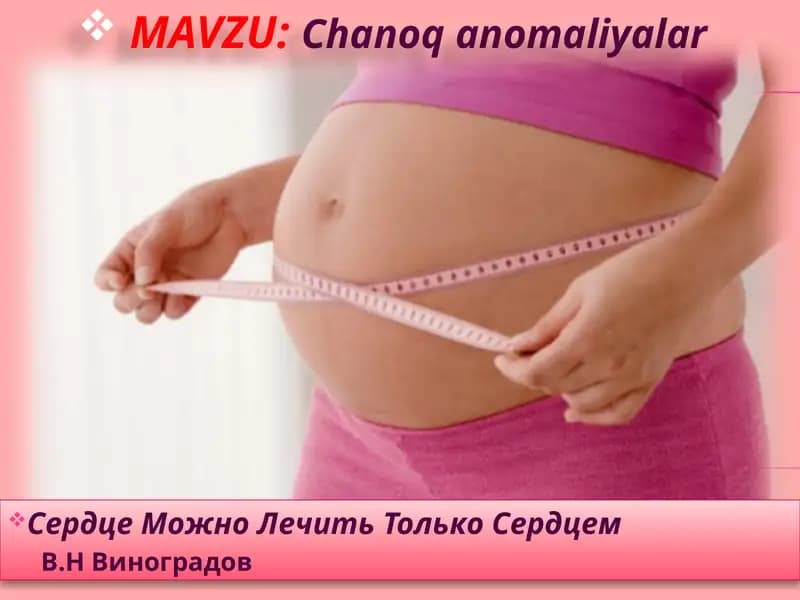 Chanoqanomaliyalar