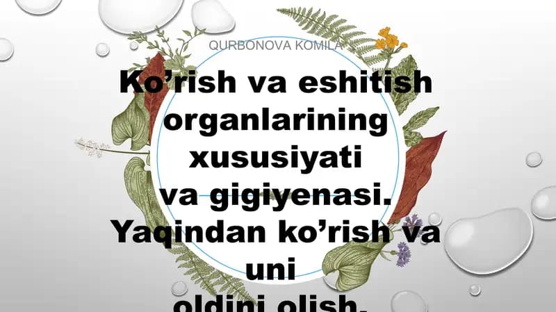 Qurbonova Komila