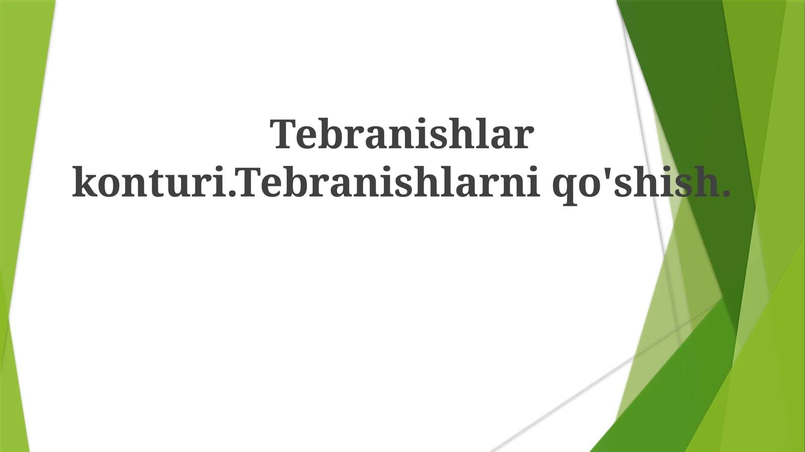 Tebranishlar konturi