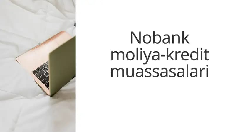 Nobank moliya-kredit muassasalari