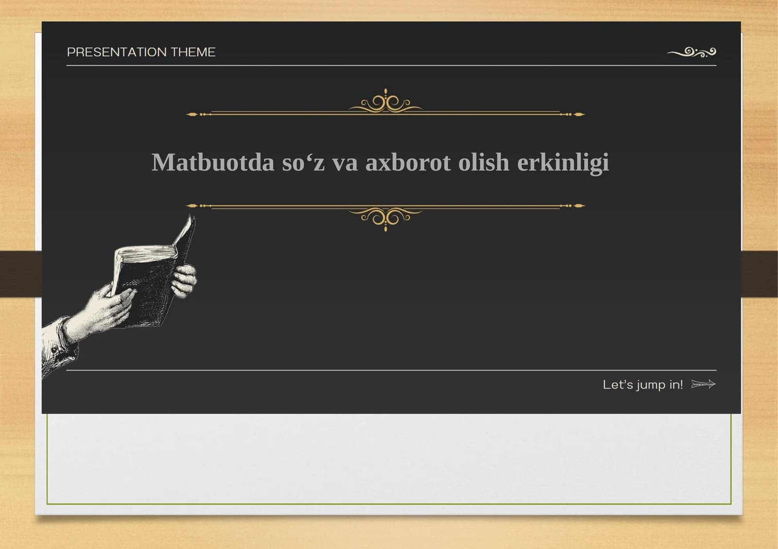 Matbuotdasoʻz va axborotolish erkinligi
