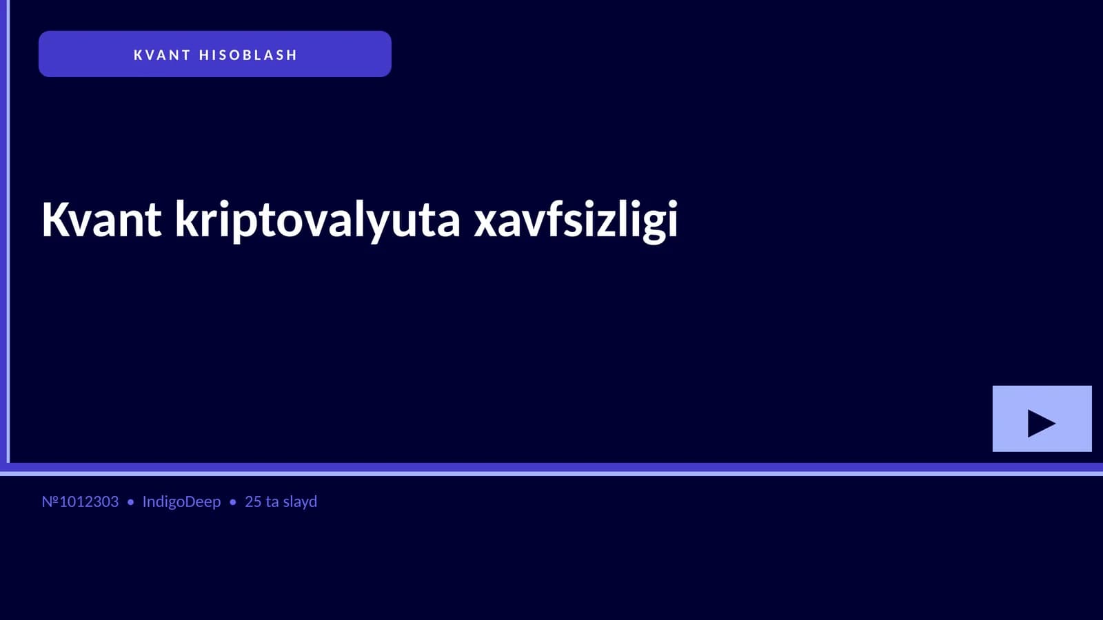 Kvant kriptovalyuta xavfsizligi