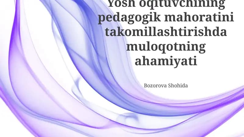 Muloqotning Turli Shakl va Uslublari