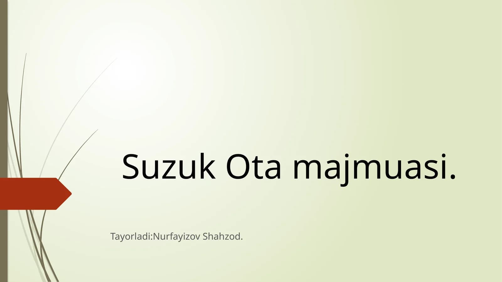 Suzuk Ota majmuasi