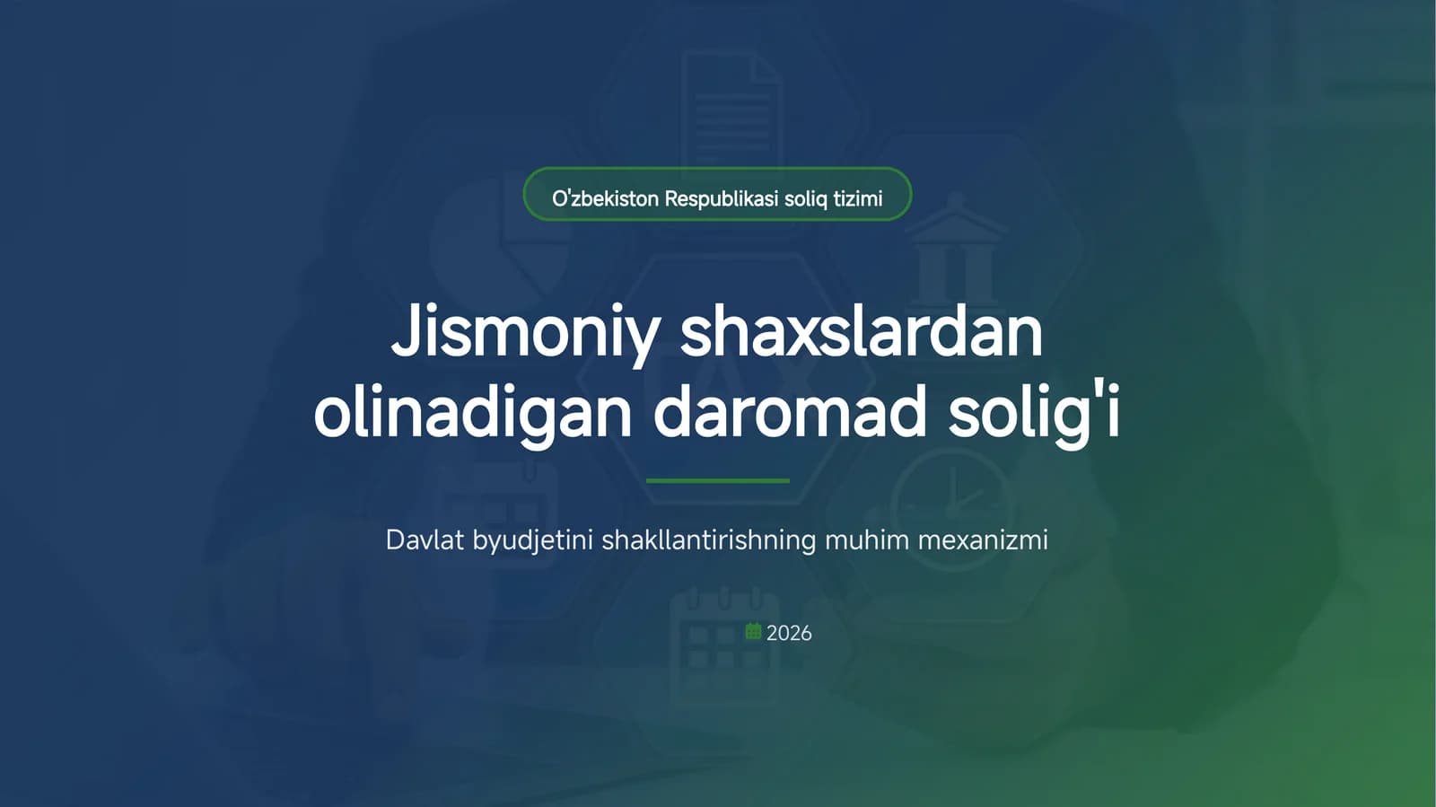Jismoniy shaxslardan olinadigan daromad solig‘i- taqdimoti