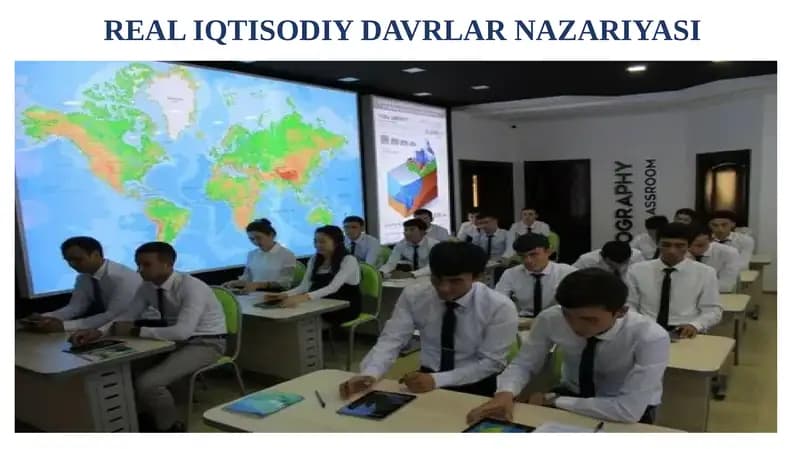 REAL IQTISODIY DAVRLAR NAZARIYASI