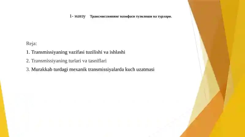 Transmissiya