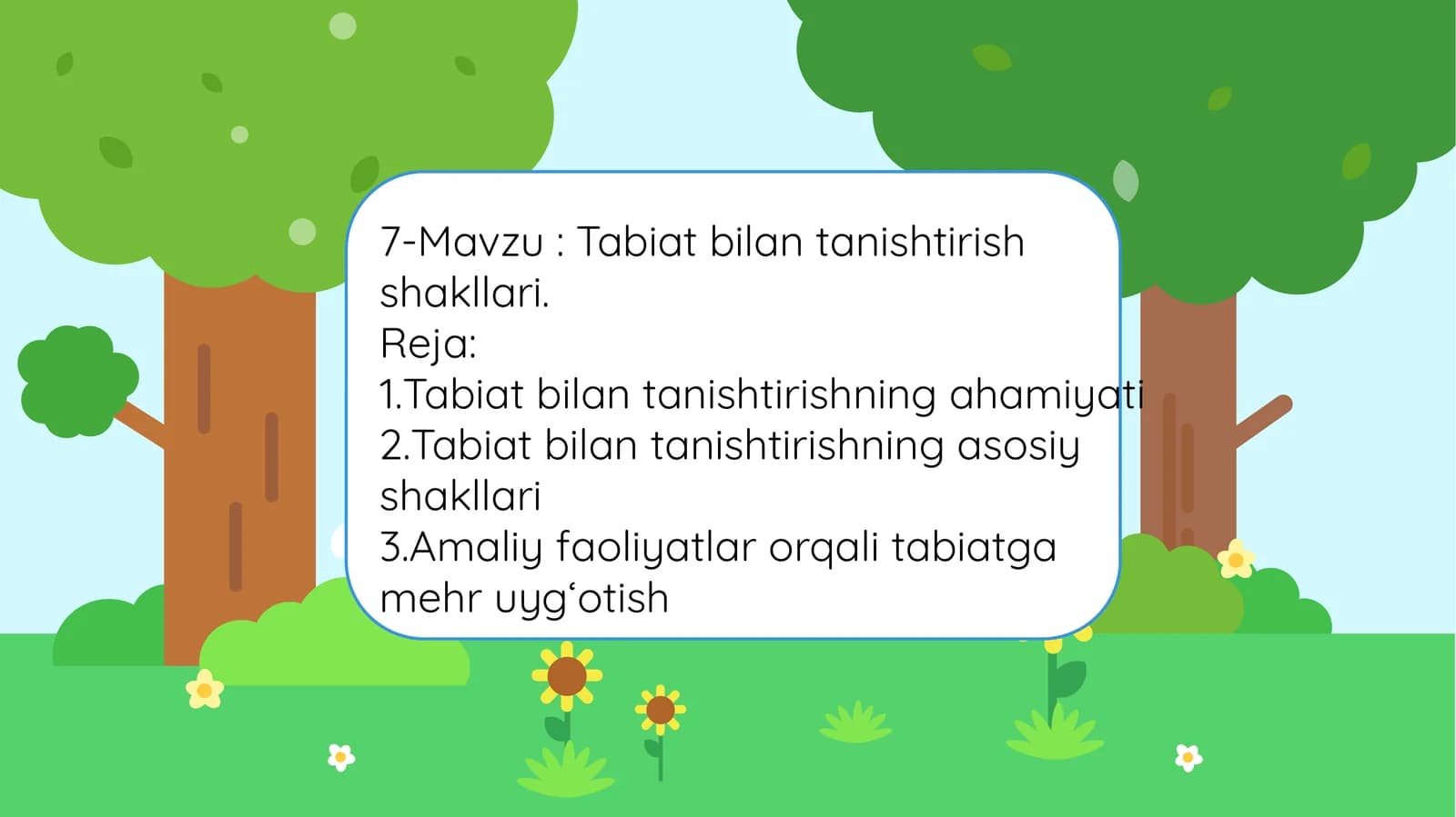 Tabiatbilantanishtirishshakllari