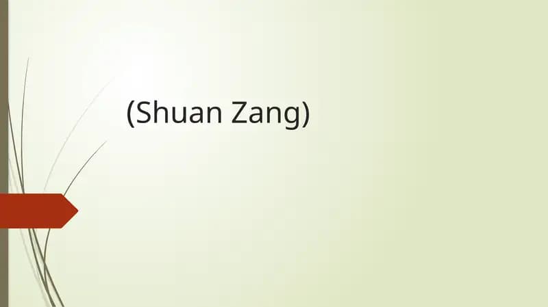 Shuan Zang sayohati