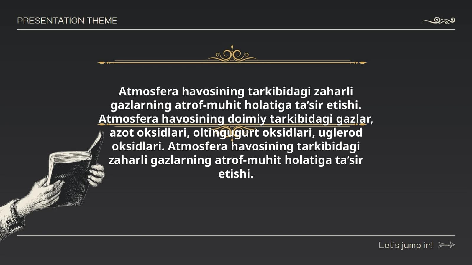Atmosfera havosining tarkibi
