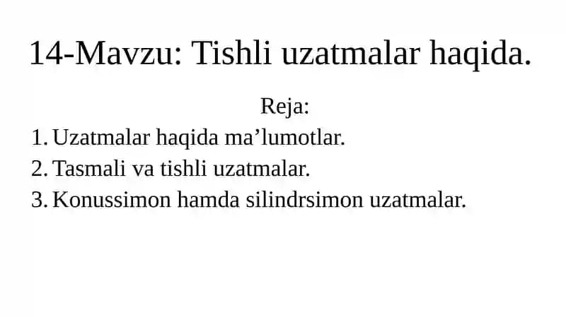 Tishliuzatmalar