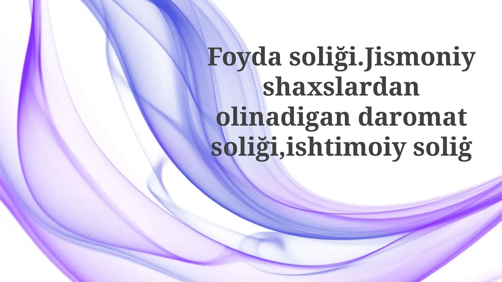 Foyda solig'i