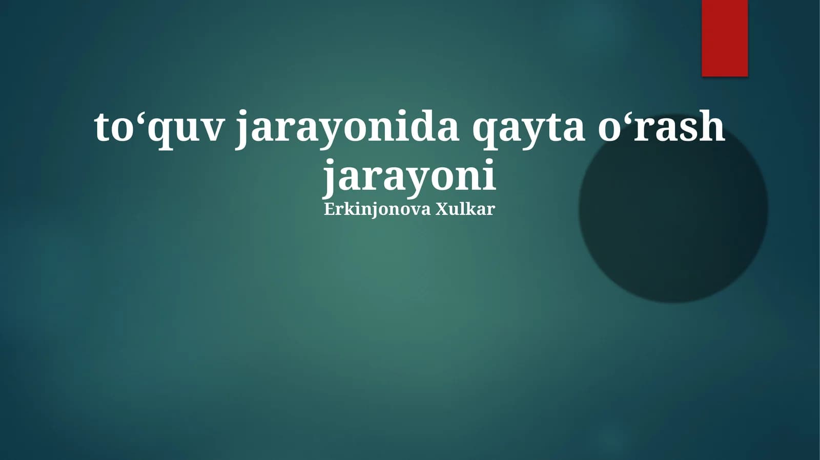 To'qish jarayonidagi orqaga o'rash jarayoni
