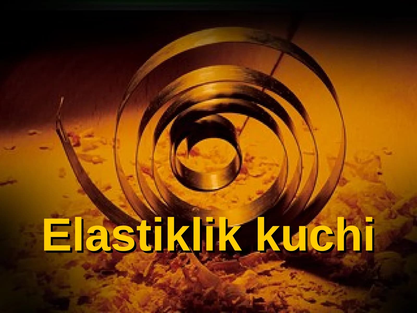 Elastiklik kuchi
