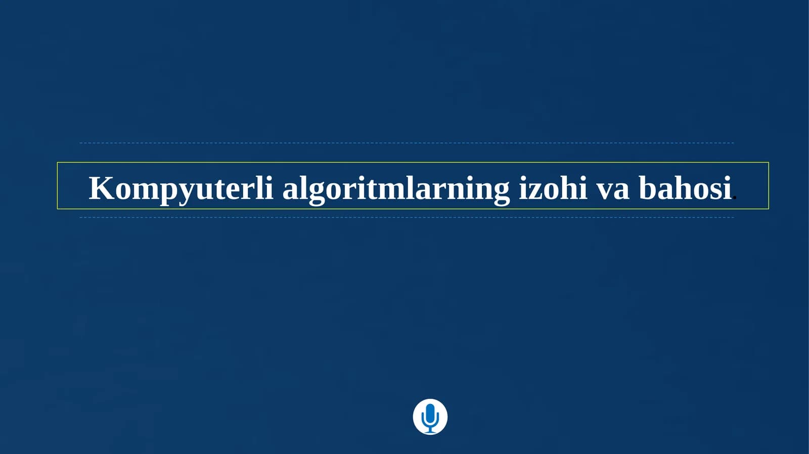 Tilning bazaviy tushunchalari
