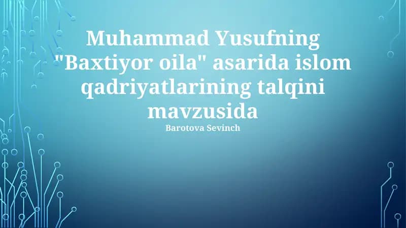 Baxtiyor oila