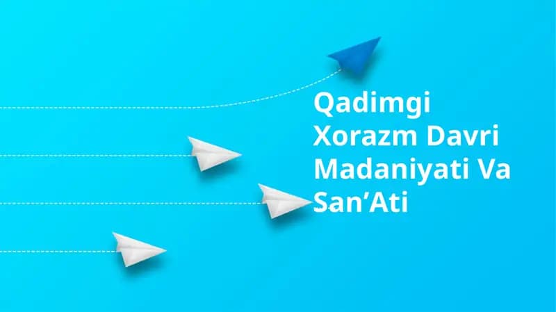 Qadimgi Xorazm Davri Madaniyati Va SanʼAti