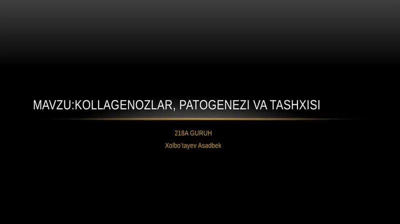 Kollagenozlar