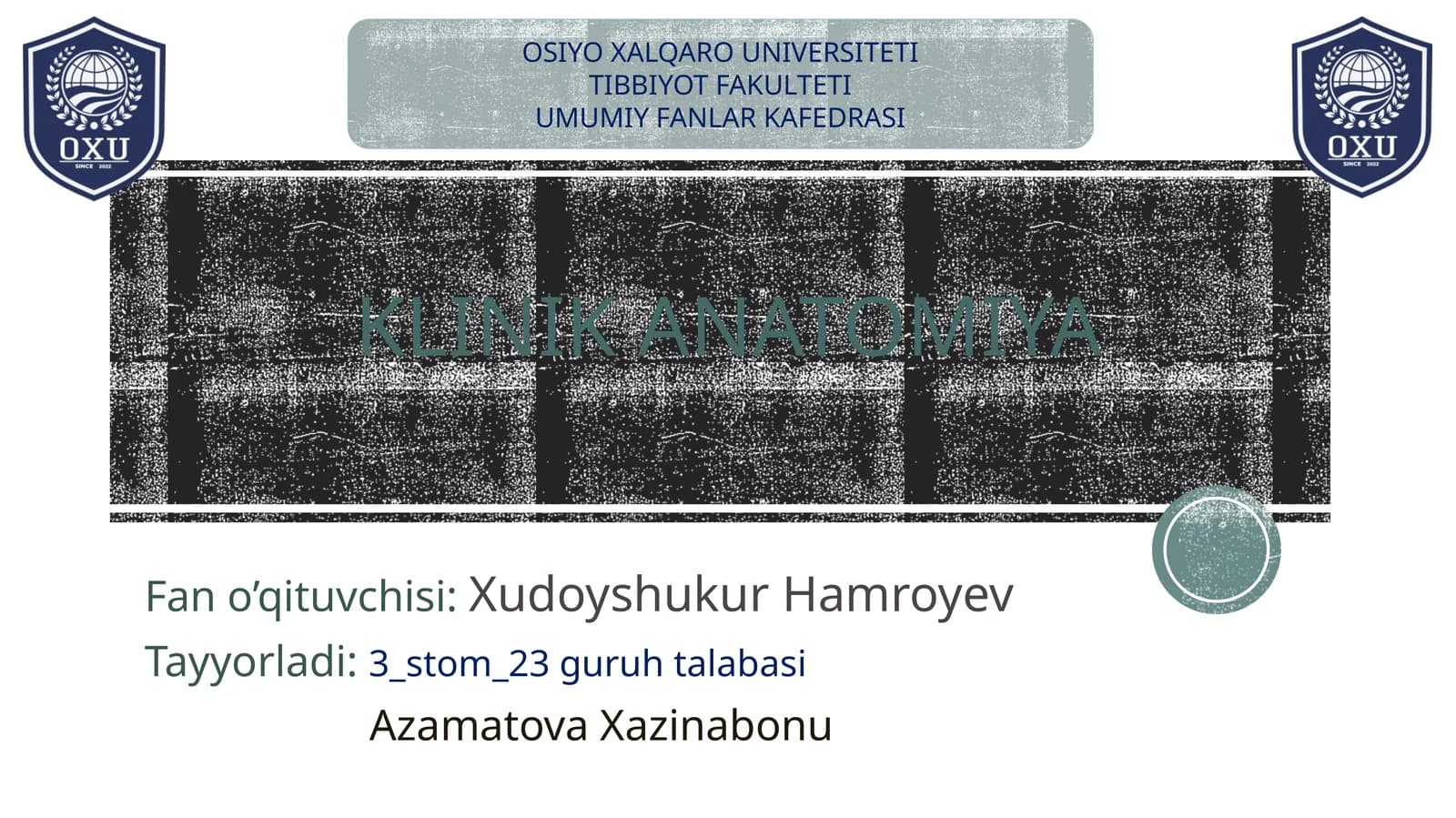 BOSHNING YUZQISMITOPOGRAFIYASI