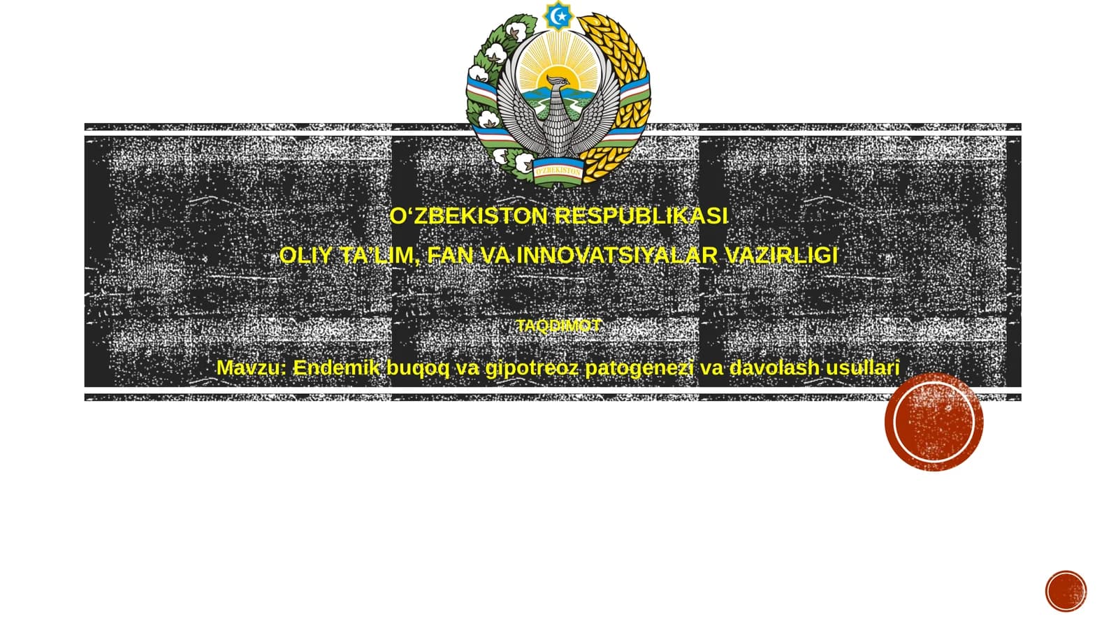 Endemik buqoq va gipotireoz patogenezi va davolash usullari