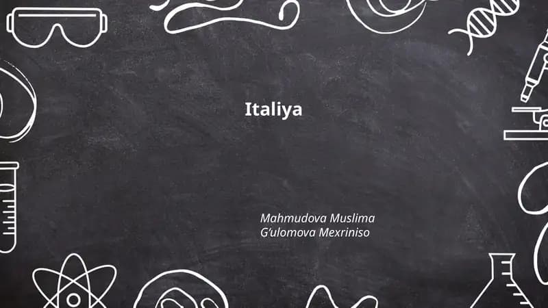 Geography of Italiya