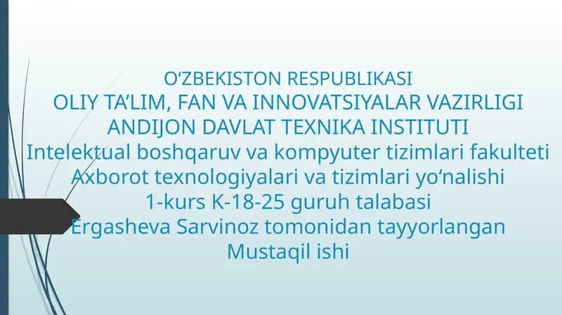 Oʻzbekiston respublikasi oliy majlisi