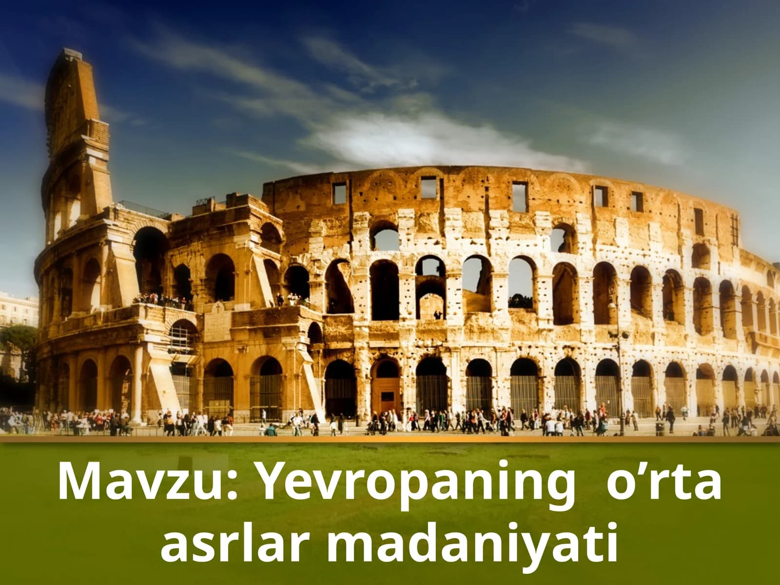 Yevropaning o'rta asrlar madaniyati