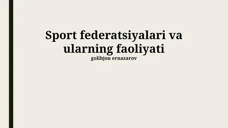 Ko'pgina sport federatsiyalari XIX asr oxiri va XX asr boshlarida