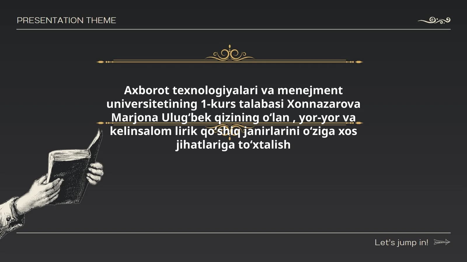 Yor-yor va kelinsalom lirik qo'shiq janrlari