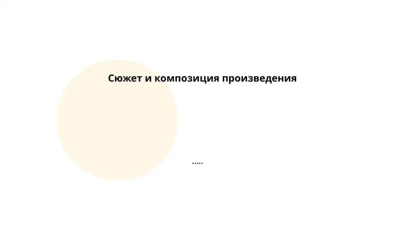 Понятие сюжета