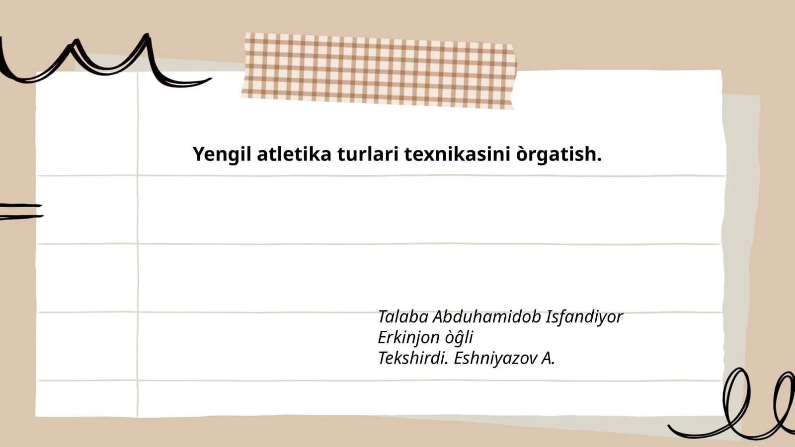 Yugurish texnikasi