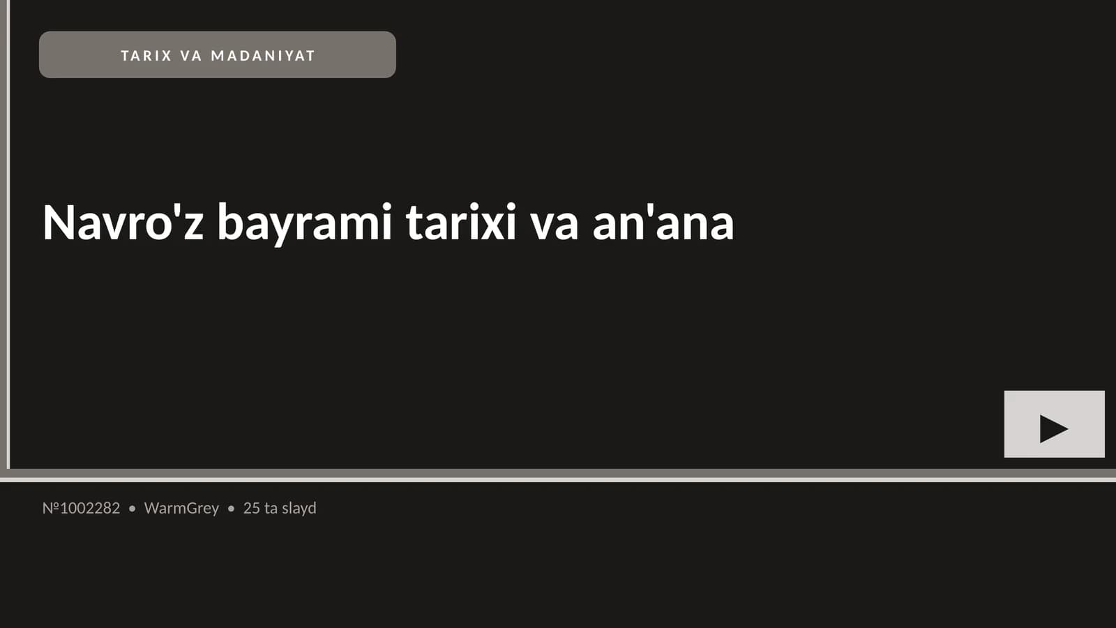 Navro'z bayrami tarixi va an'ana