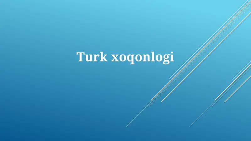 Turkxoqonlogi