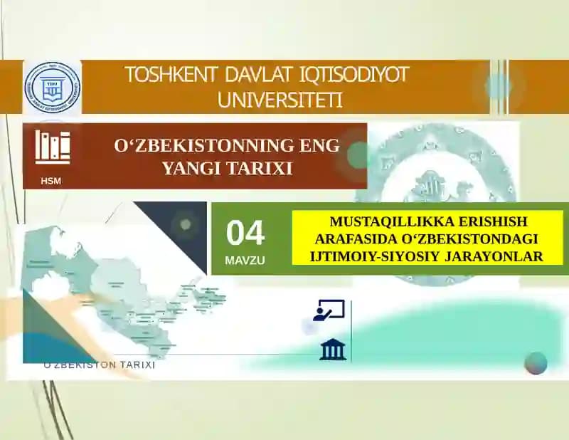 O‘zbekistonning eng yangi tarixi